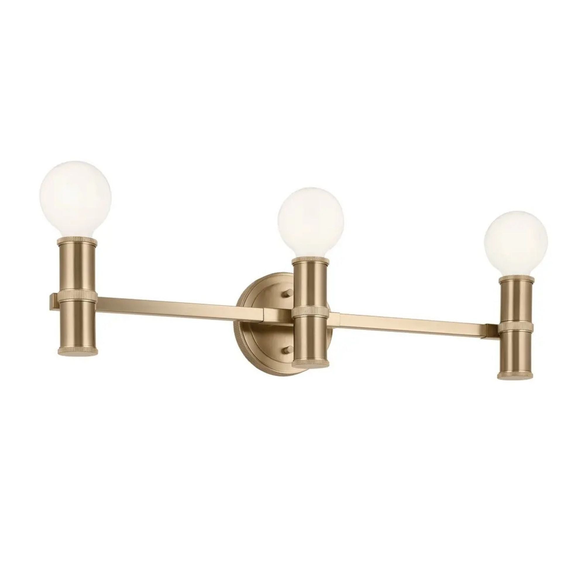 Torche 24.25 in. 3-Light Bathroom Vanity Light, Champagne Bronze