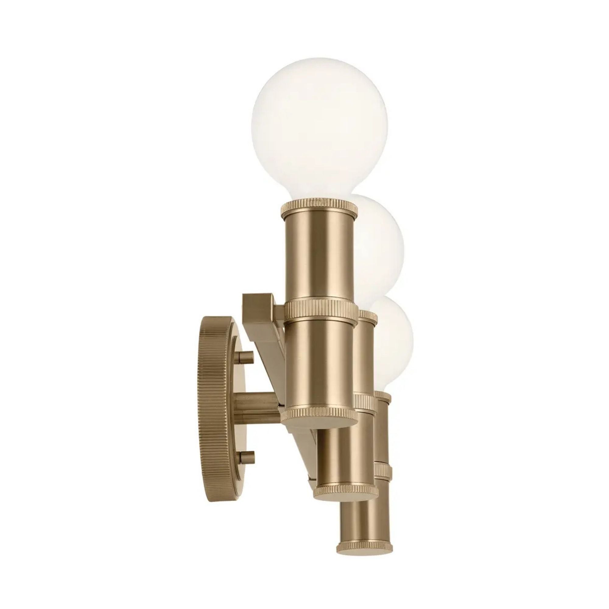 Torche 24.25 in. 3-Light Bathroom Vanity Light, Champagne Bronze