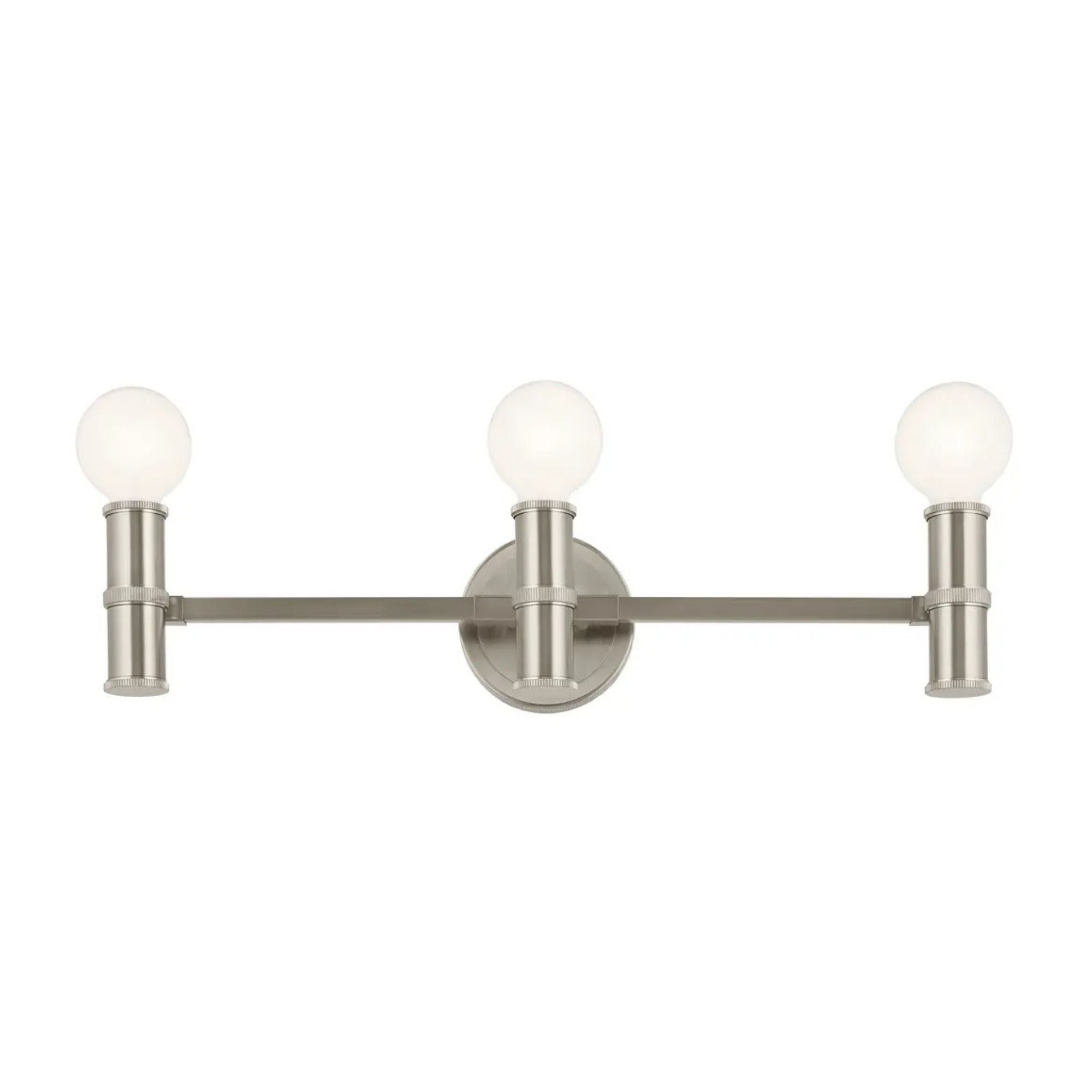 Torche 24.25 in. 3-Light Bathroom Vanity Light, Brushed Nickel