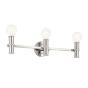 Torche 24.25 in. 3-Light Bathroom Vanity Light, Polished Nickel
