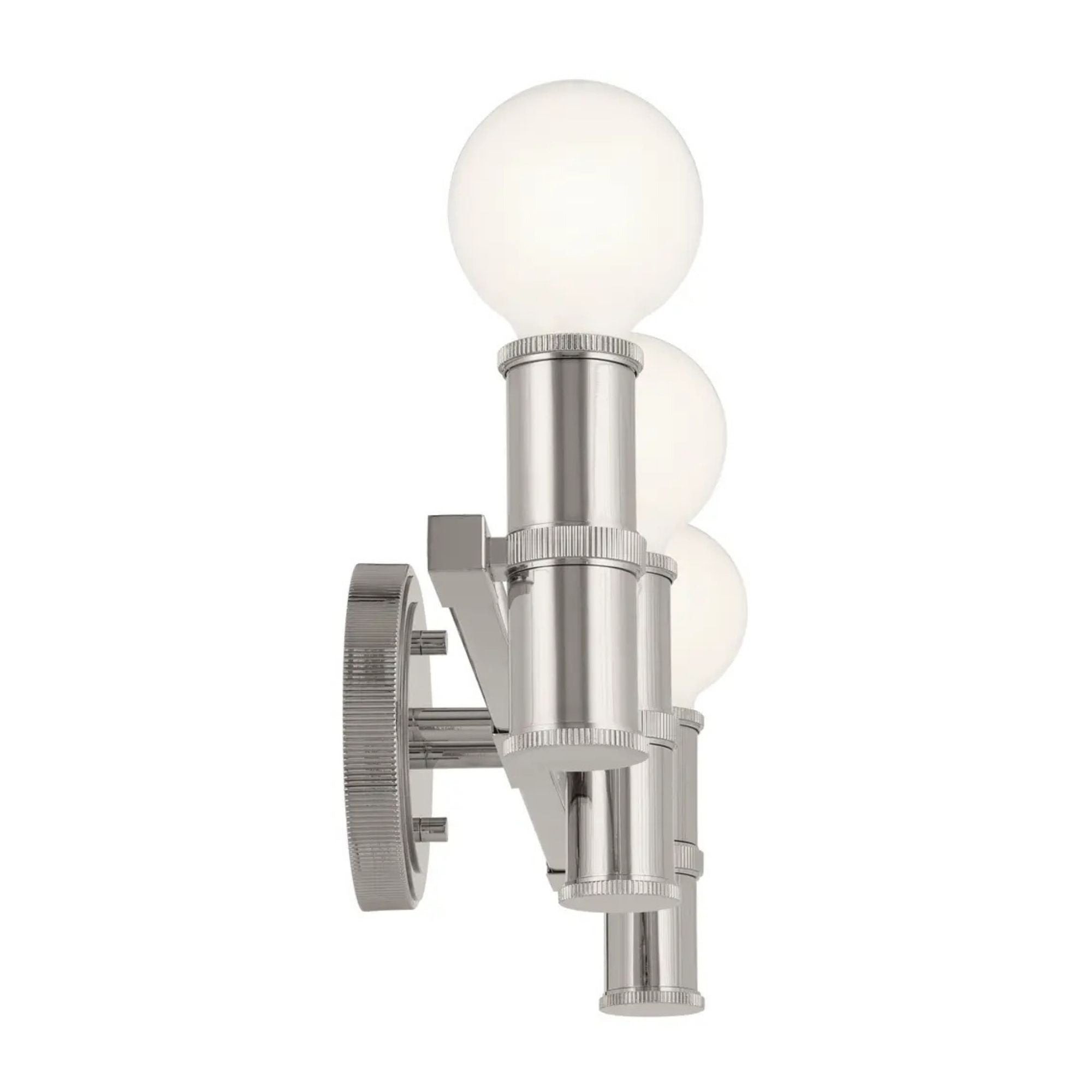 Torche 24.25 in. 3-Light Bathroom Vanity Light, Polished Nickel