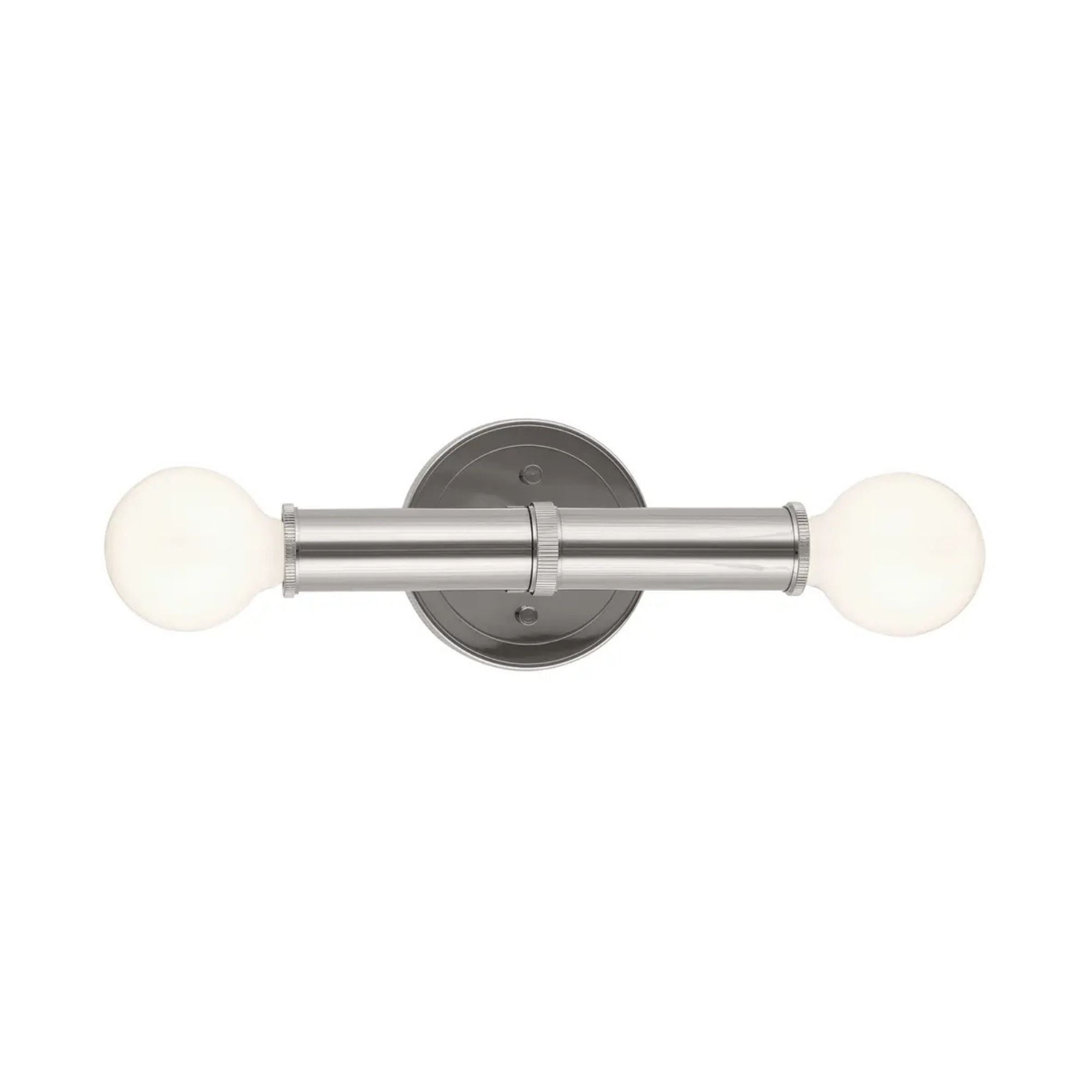 Torche 9.75 in. 2-Light Wall Sconce, Polished Nickel