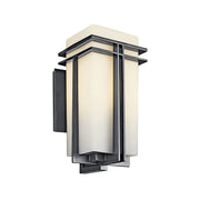 Tremillo 17.25 in. Outdoor Sconce, Black with Clear Glass