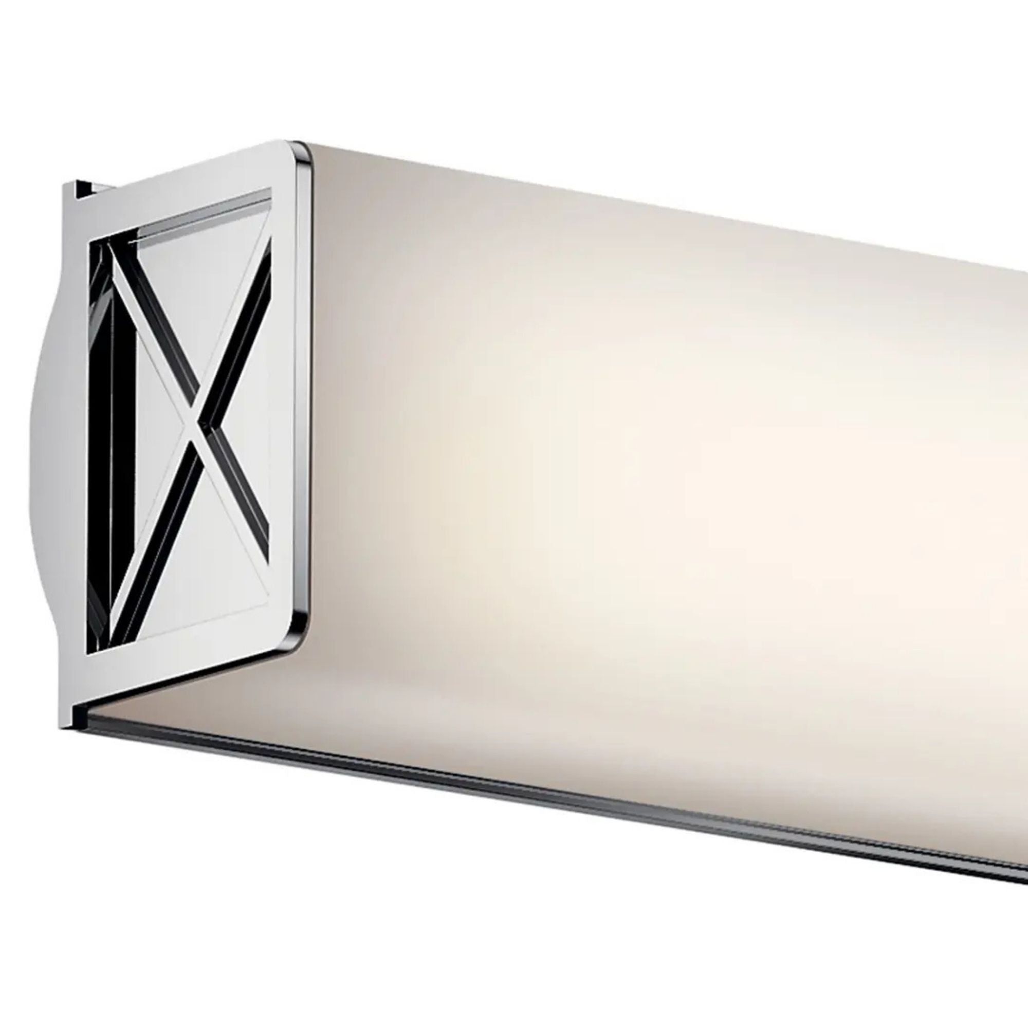 Trinsic 32 in. 3-Light Bathroom Vanity Light, Chrome