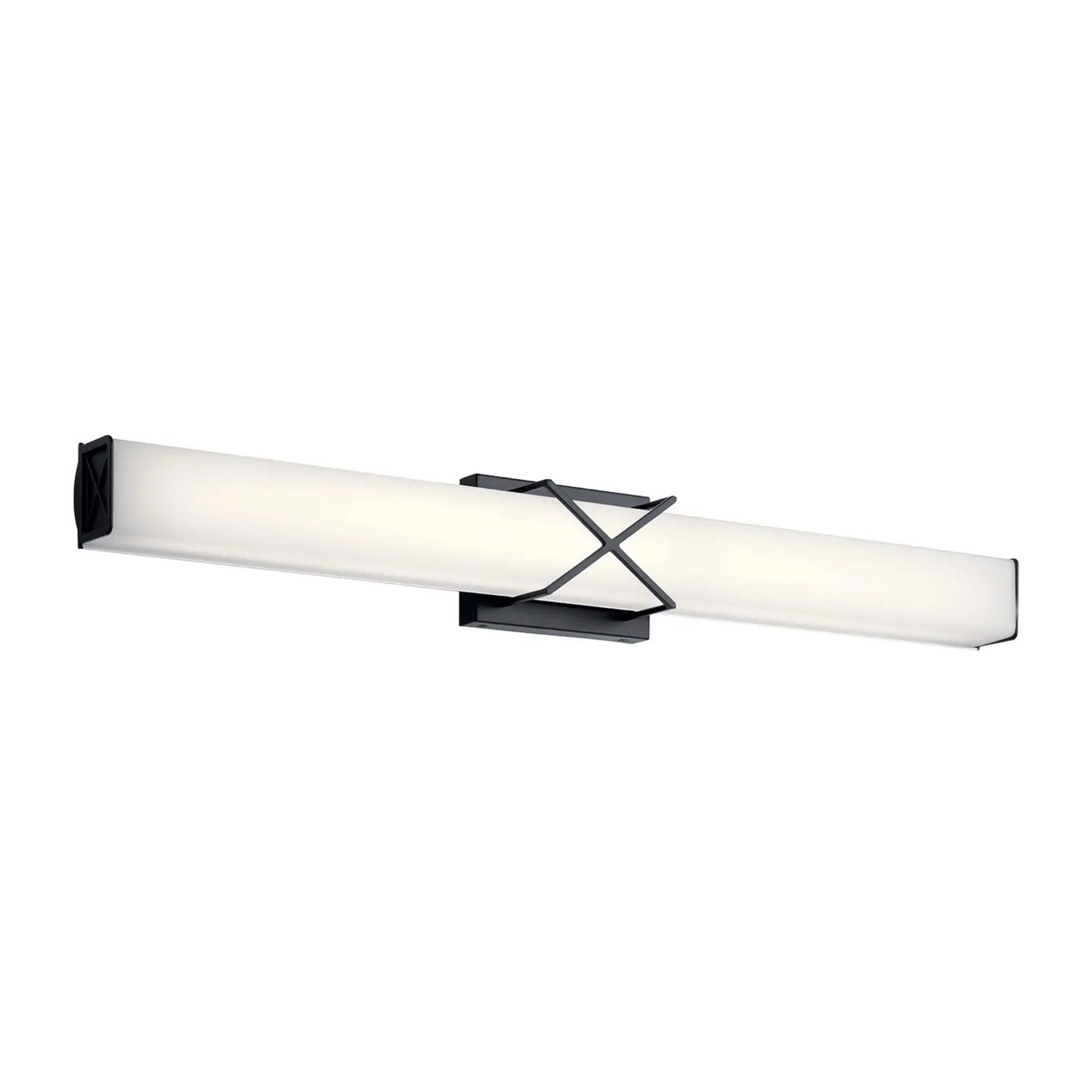 Trinsic 32 in. 3-Light Bathroom Vanity Light, Matte Black