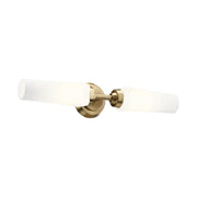 Truby 20.75 in. 2-Light Bathroom Vanity Light, Champagne Bronze