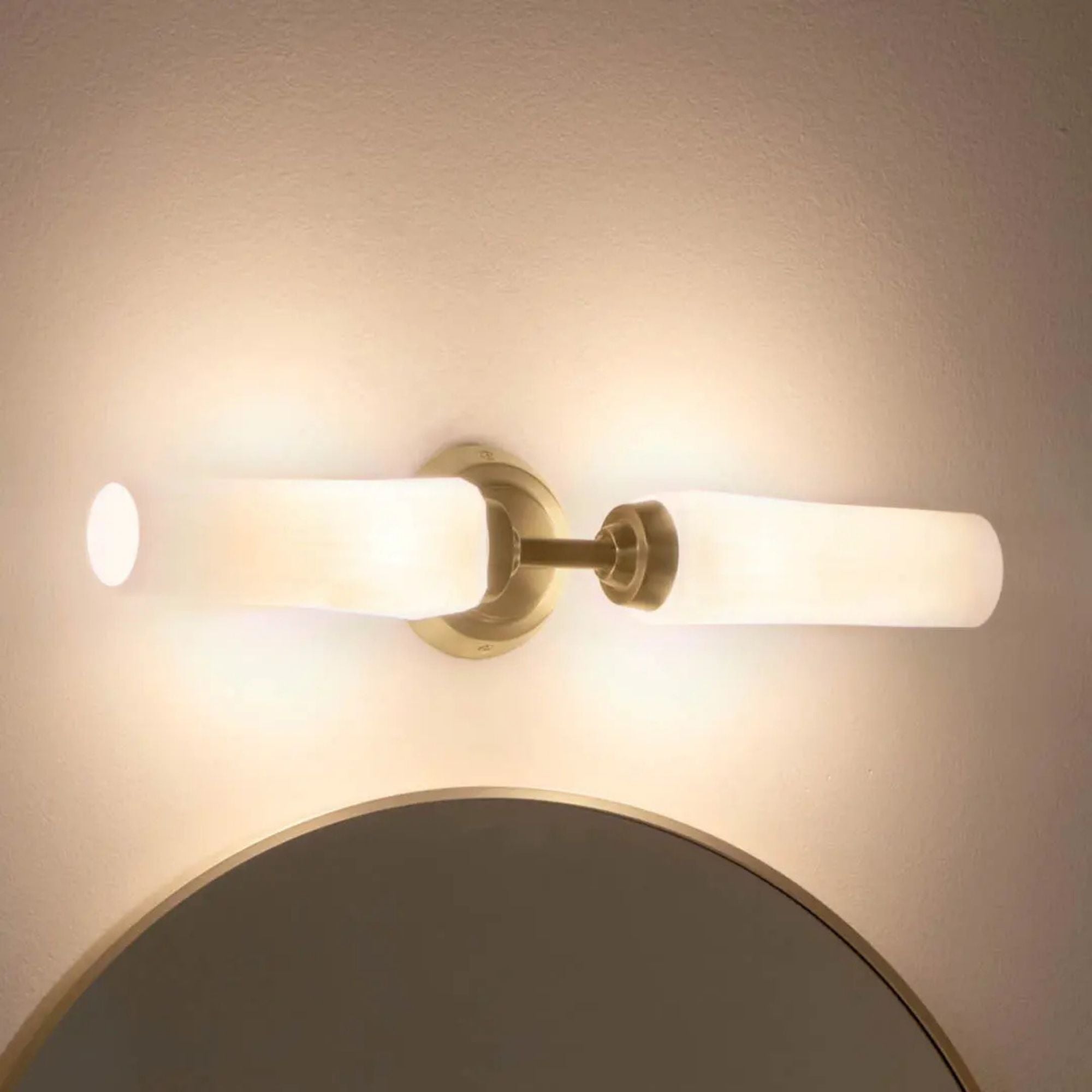 Truby 20.75 in. 2-Light Bathroom Vanity Light, Champagne Bronze