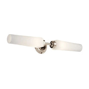 Truby 25.5 in. 2-Light Bathroom Vanity Light, Polished Nickel
