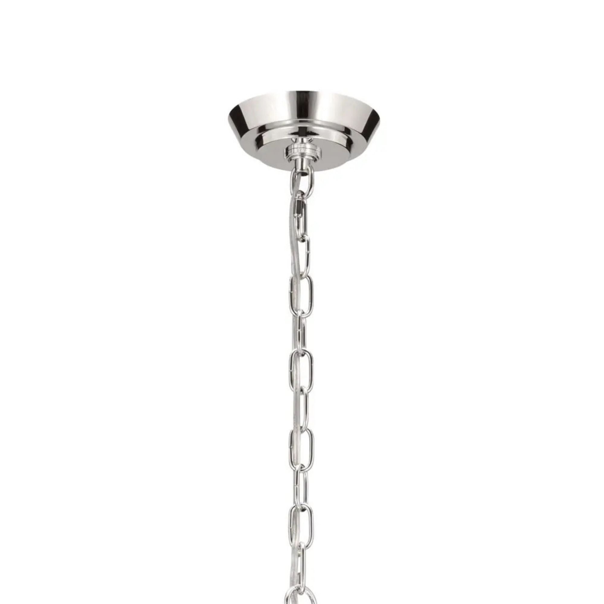 Truby 29.25 in. 6-Light Chandelier, Polished Nickel