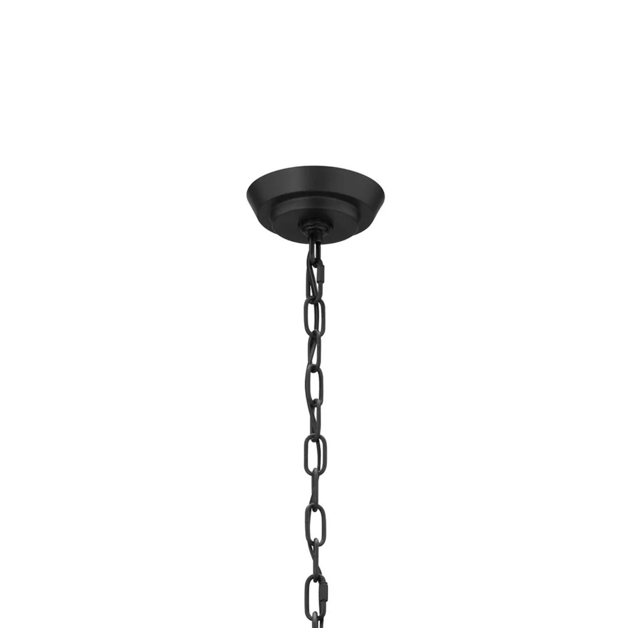 Truby 34 in. 9-Light Chandelier, Black