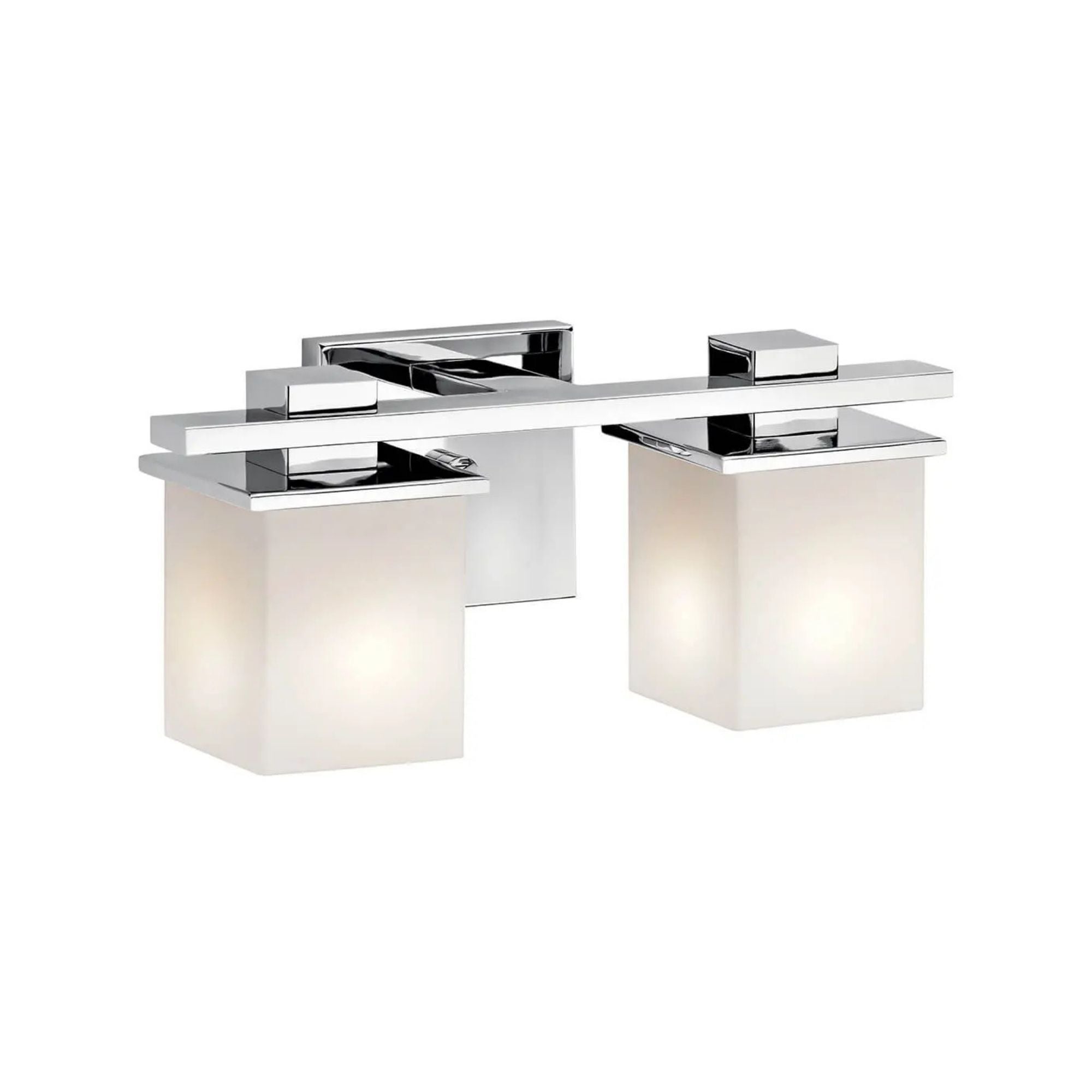 Tully 15 in. 2-Light Bathroom Vanity Light, Chrome