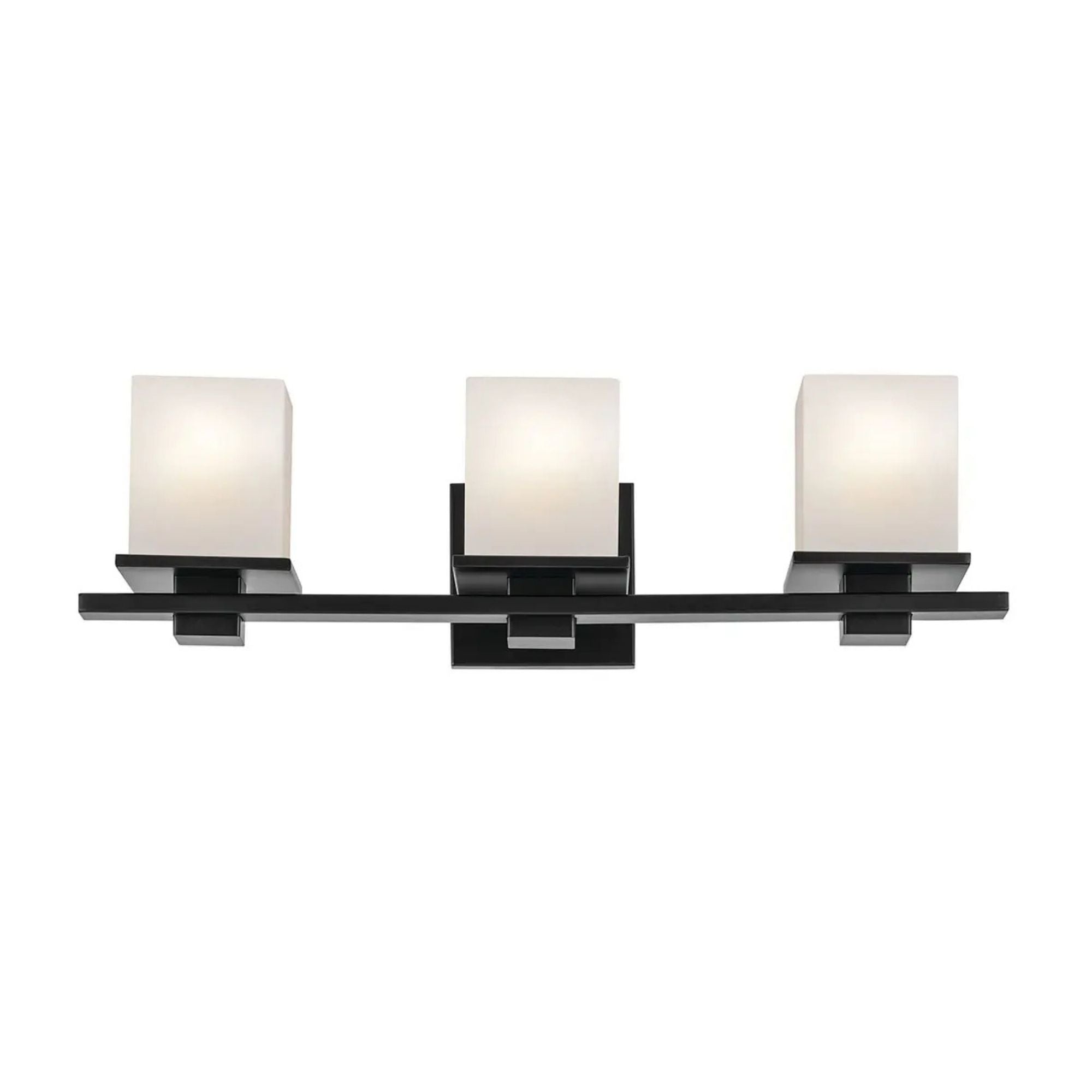 Tully 24 in. 3-Light Bathroom Vanity Light, Black