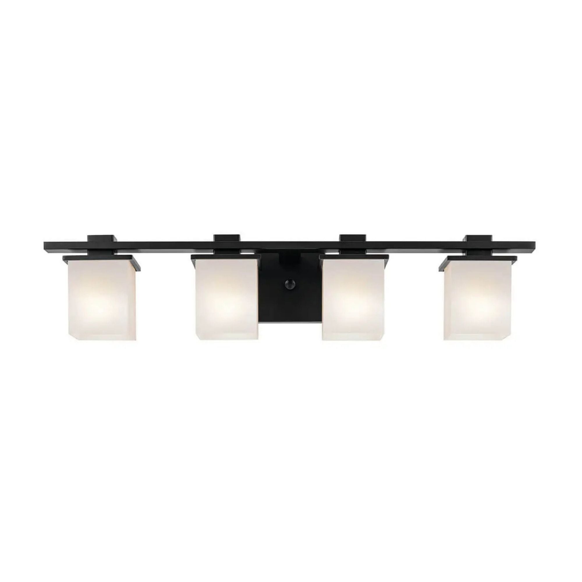 Tully 32 in. 4-Light Bathroom Vanity Light, Black