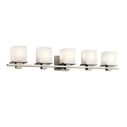 Tully 40.25 in. 5-Light Bathroom Vanity Light, Antique Pewter