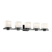 Tully 40.25 in. 5-Light Bathroom Vanity Light, Black