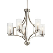 Kichler Vara 25.25 in. 5-Light Chandelier, Brushed Nickel