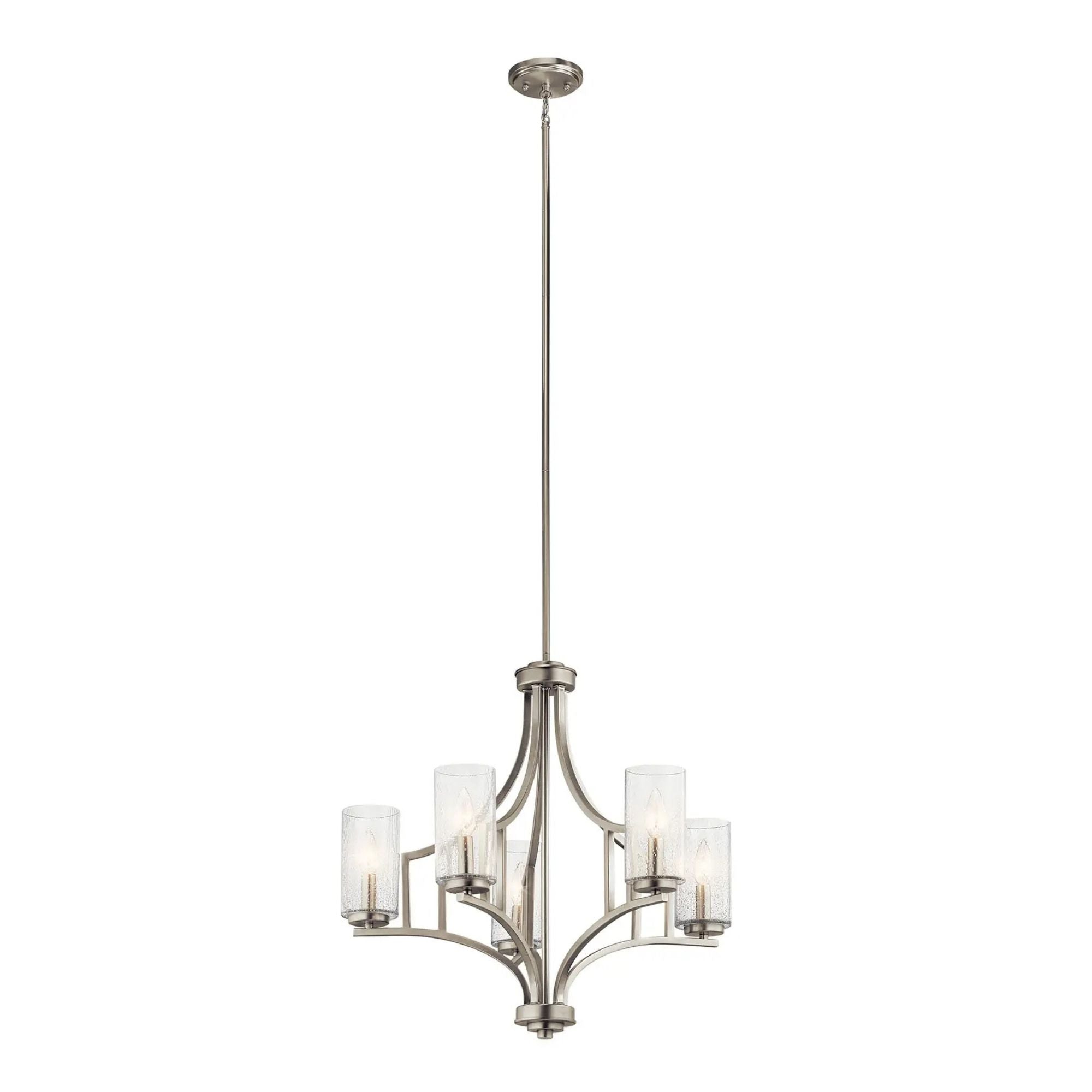 Kichler Vara 25.25 in. 5-Light Chandelier, Brushed Nickel