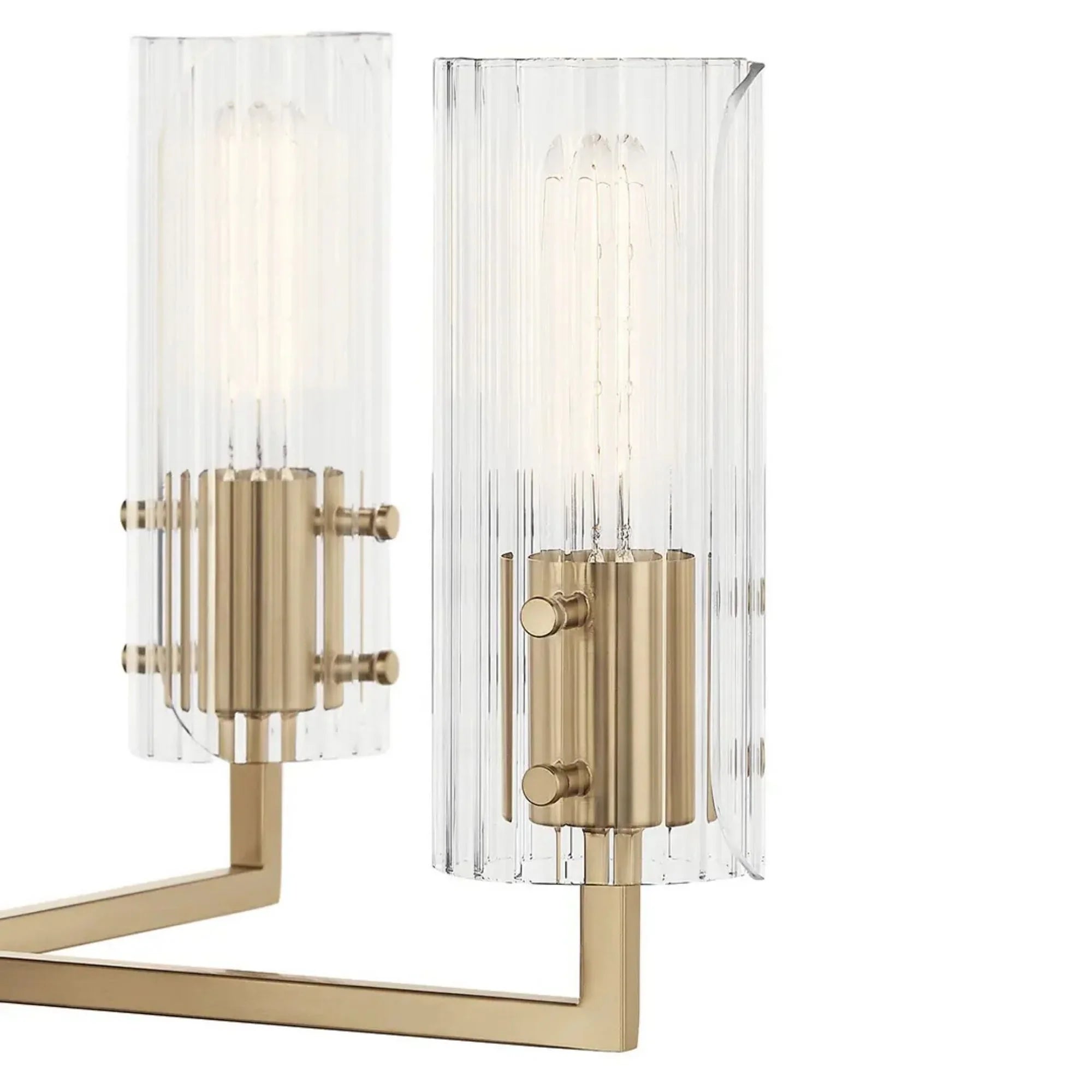 Kichler Lighting - Velestino 40" 8-Light Chandelier, Champagne Bronze Finish | Bees Lighting
