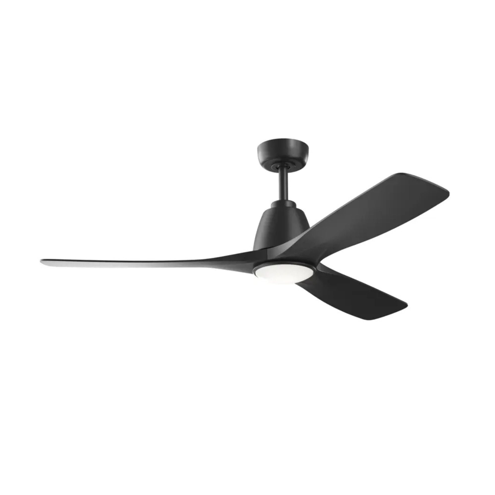 Kichler Volos II 54'' Ceiling Fan with LED Light AC Motor Matte Black