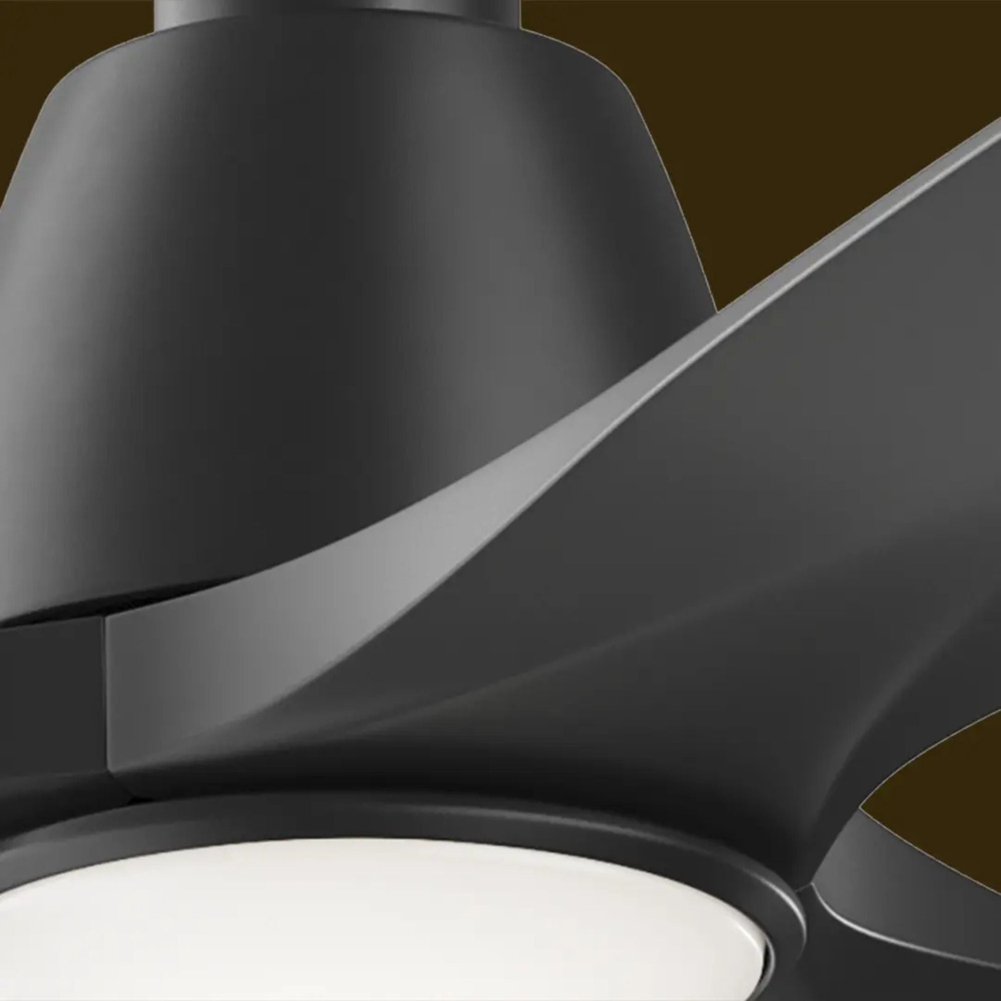 Kichler Volos II 54'' Ceiling Fan with LED Light AC Motor Matte Black