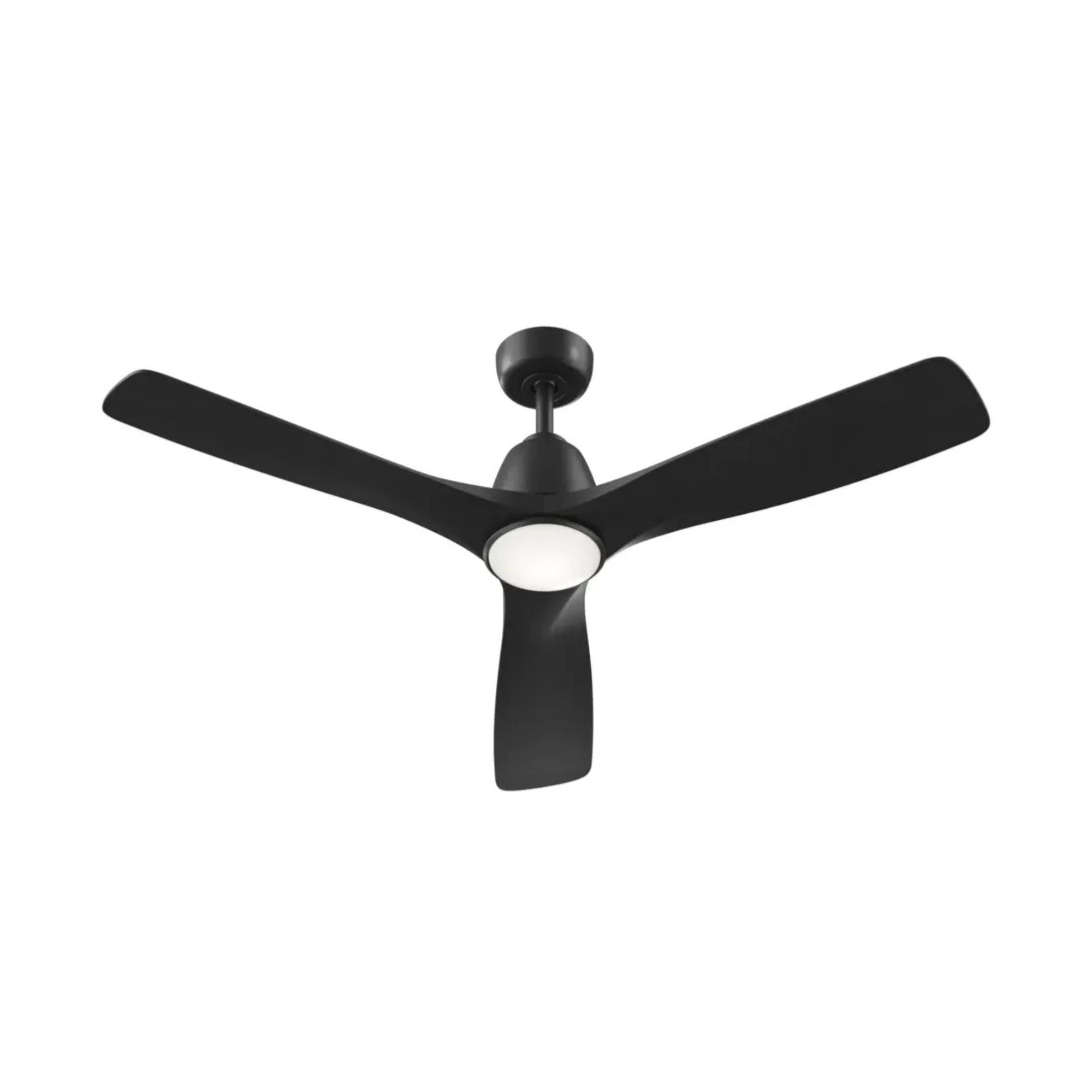 Kichler Volos II 54'' Ceiling Fan with LED Light AC Motor Matte Black