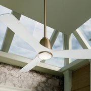 Kichler Volos II 54'' Ceiling Fan with LED Light AC Motor Champagne Bronze