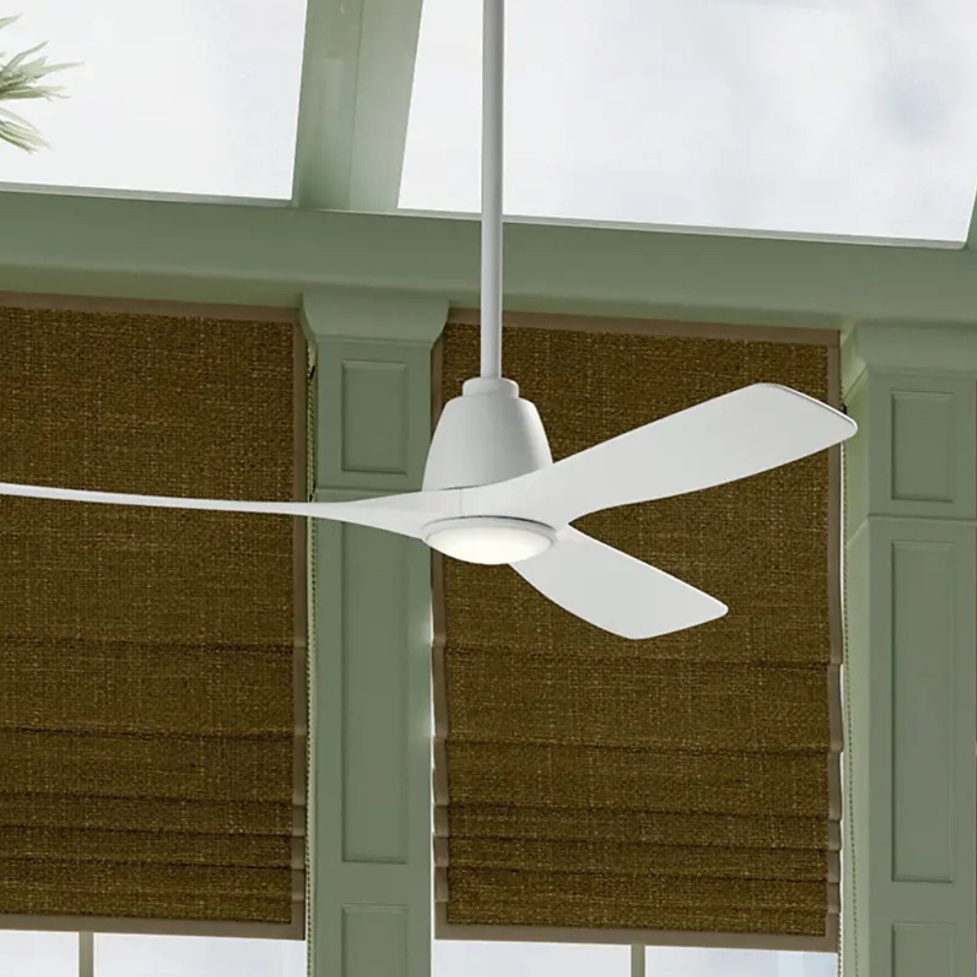 Kichler Volos II 54'' Ceiling Fan with LED Light AC Motor Matte White