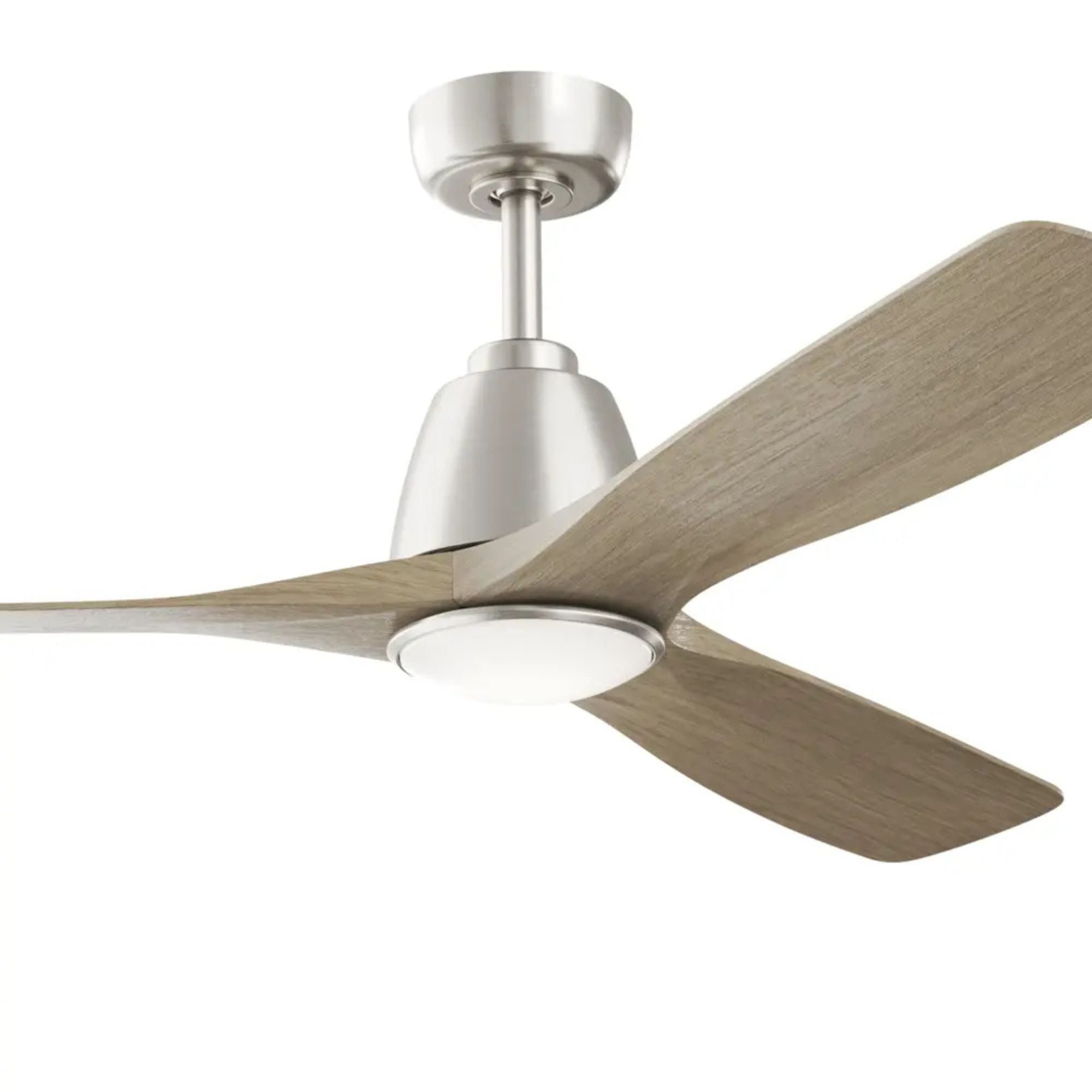 Kichler Volos II 54'' Ceiling Fan with LED Light AC Motor Brushed Nickel