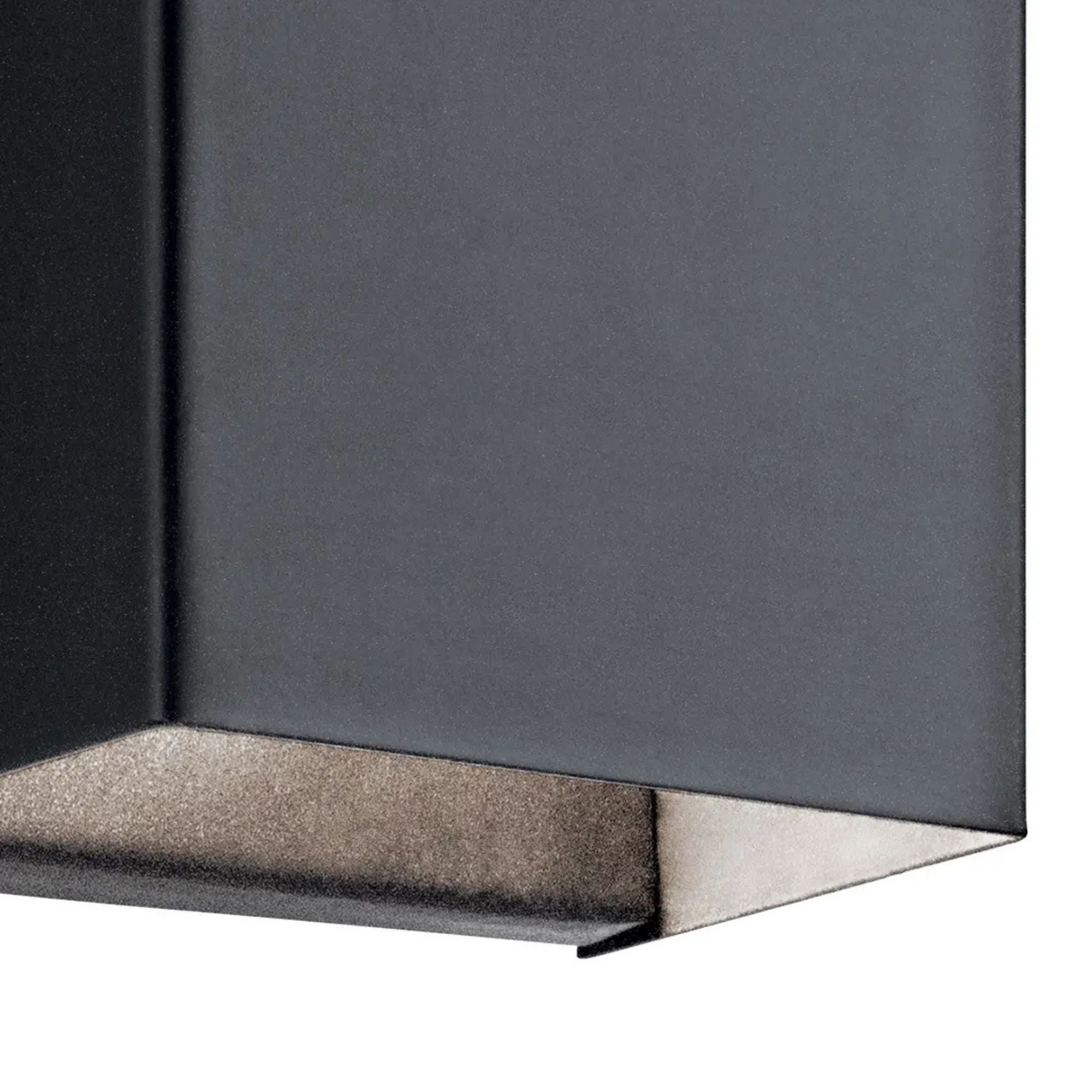 Walden Outdoor Sconce, 7.25 in. Height, Textured Black, Integrated LED
