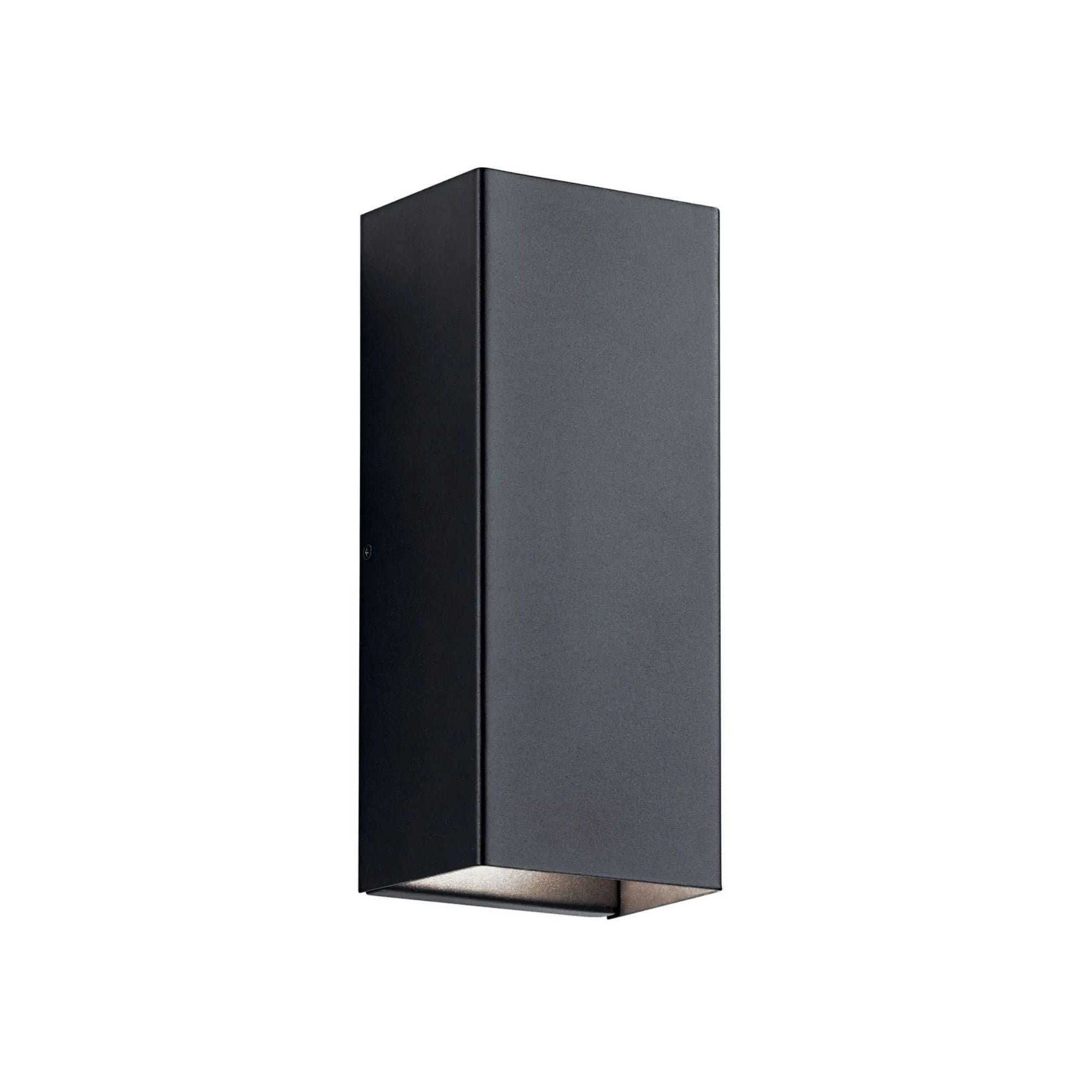 Walden 12 in. Outdoor Sconce, Textured Black, Integrated LED