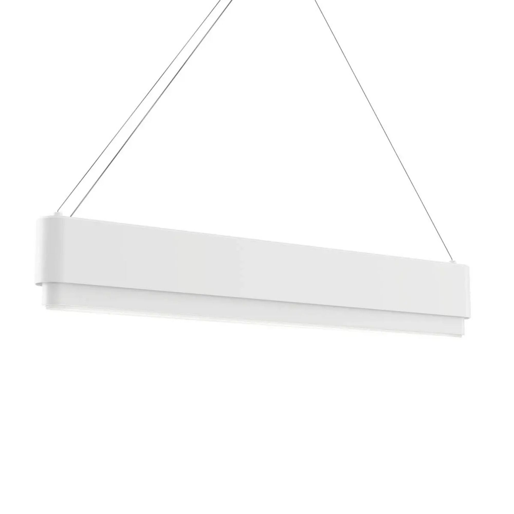 Walman 35.4 in. Integrated LED Chandelier, White