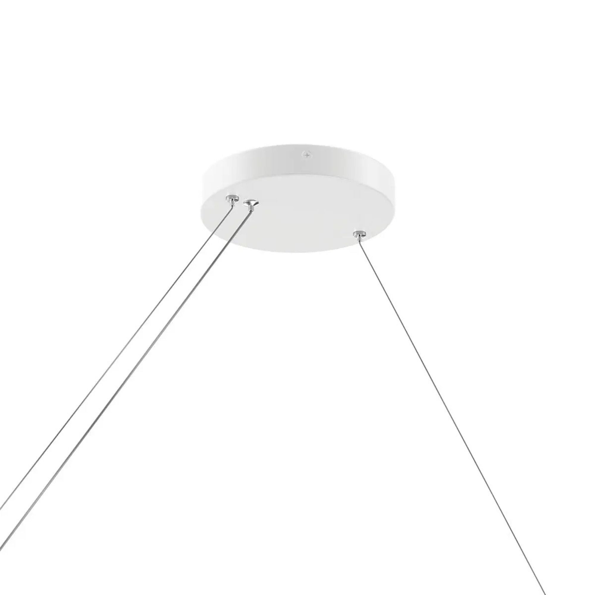 Walman 35.4 in. Integrated LED Chandelier, White