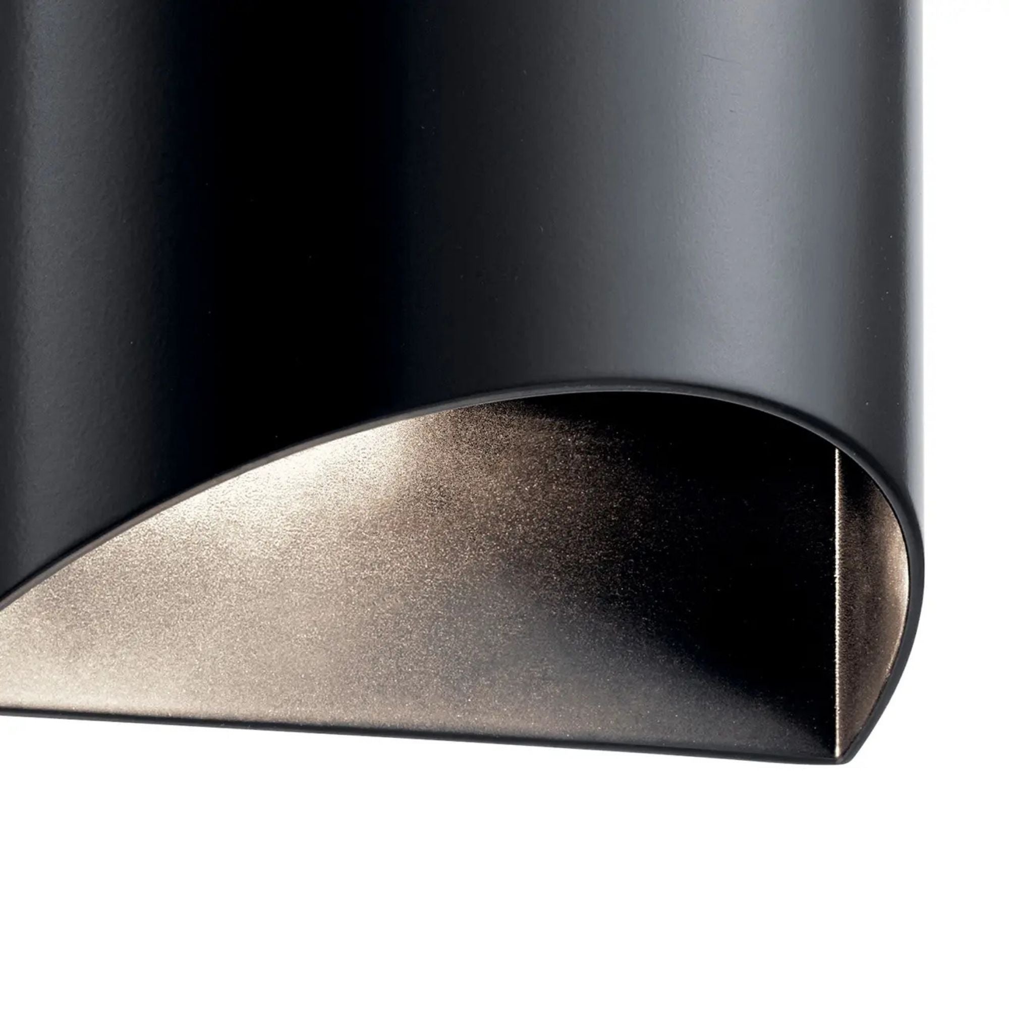 Wesley Outdoor Sconce, Black, Integrated LED