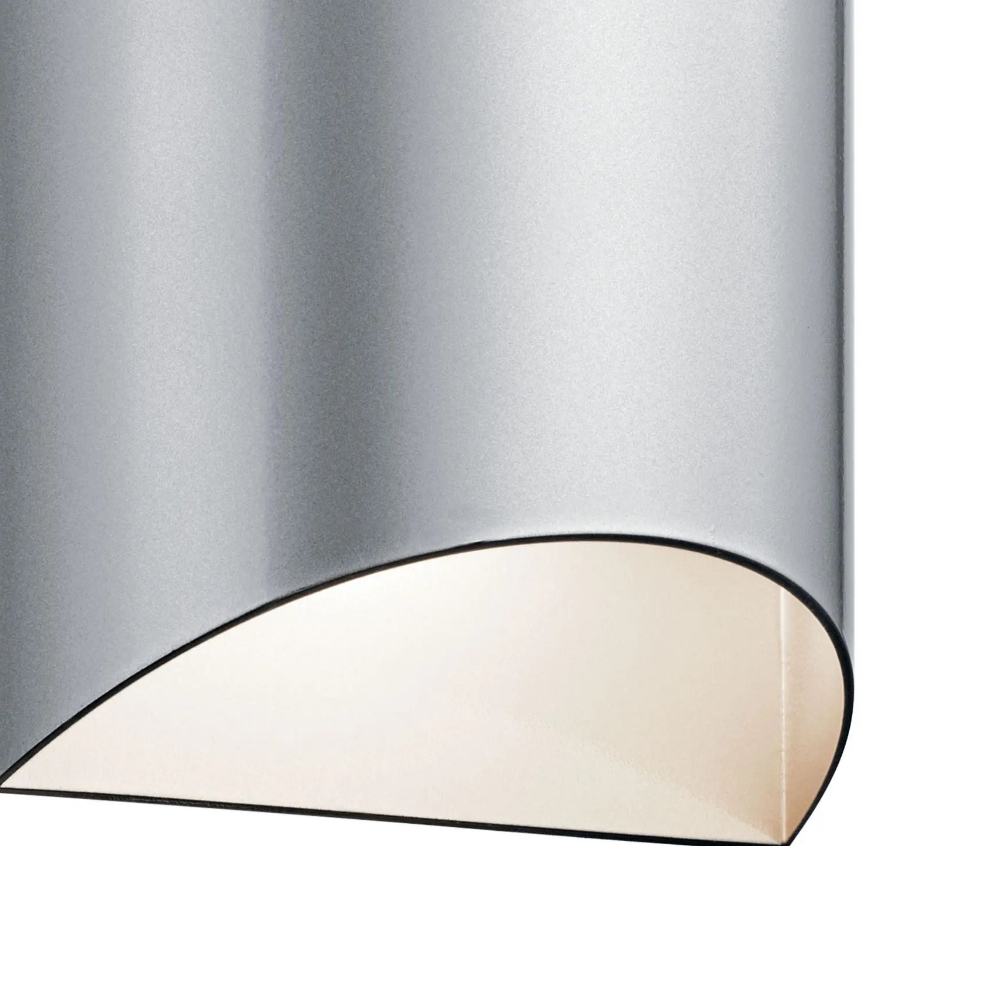 Wesley Outdoor Sconce, Platinum, Integrated LED