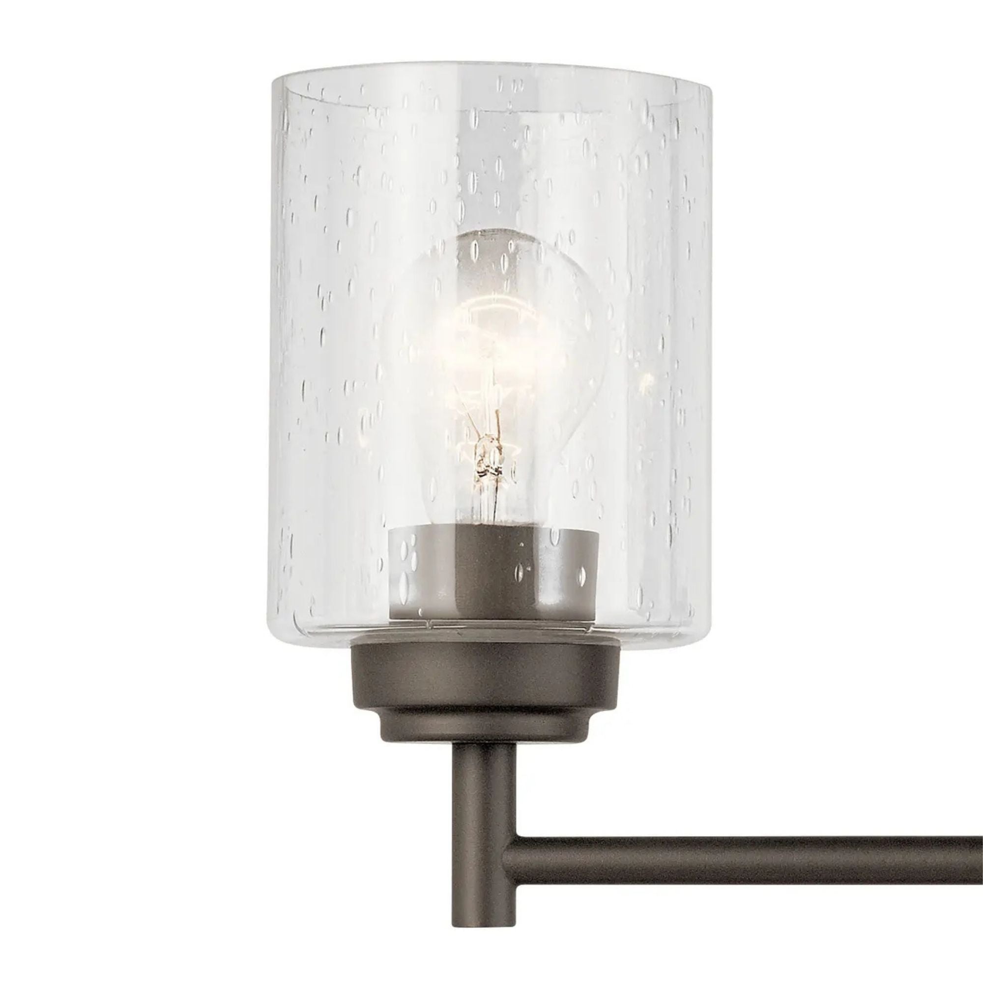 Kichler Winslow 21.5 in. 3-Light Bathroom Vanity Light, Olde Bronze with Clear Glass