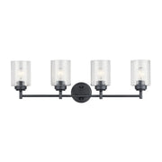 Winslow 30 in. 4-Light Bathroom Vanity Light, Black