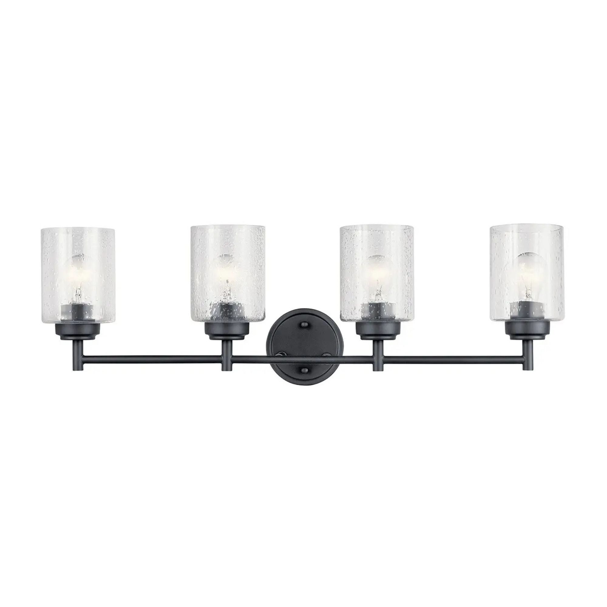 Winslow 30 in. 4-Light Bathroom Vanity Light, Black