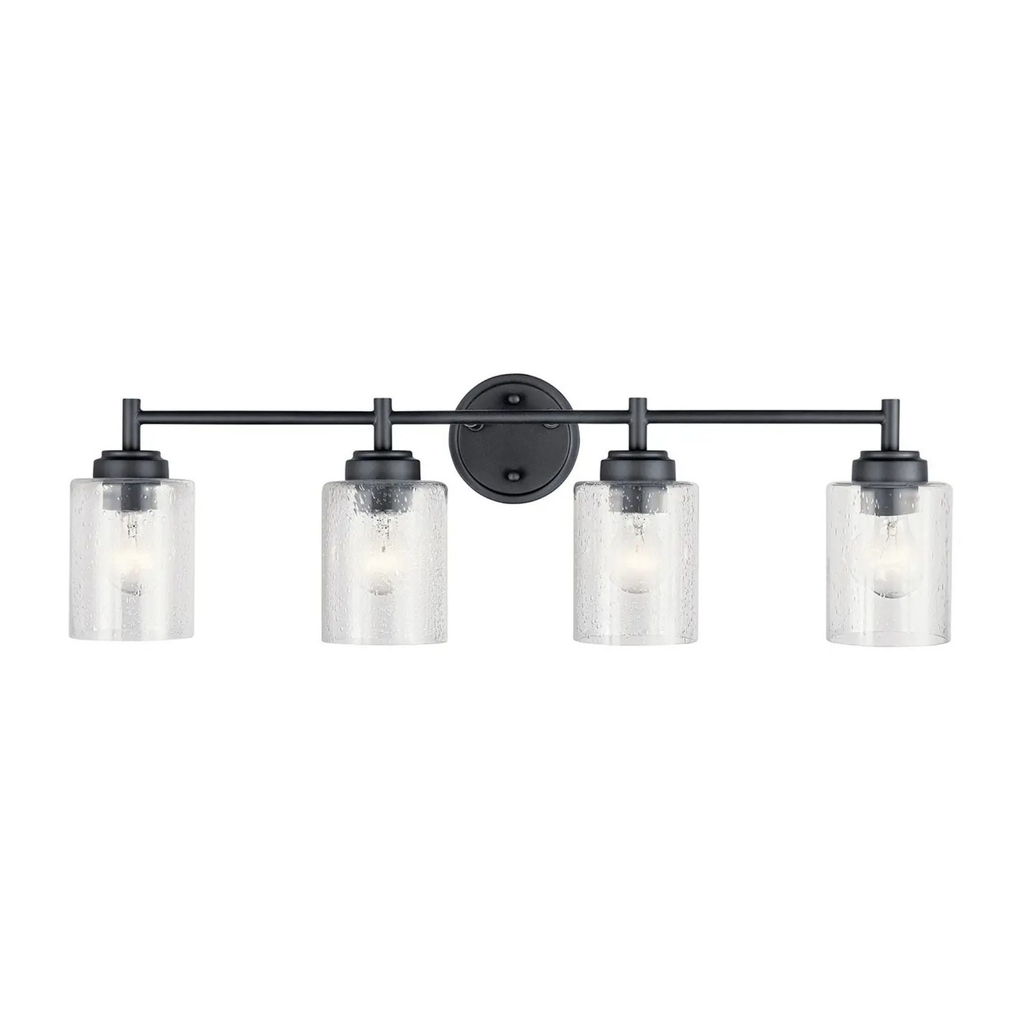 Winslow 30 in. 4-Light Bathroom Vanity Light, Black