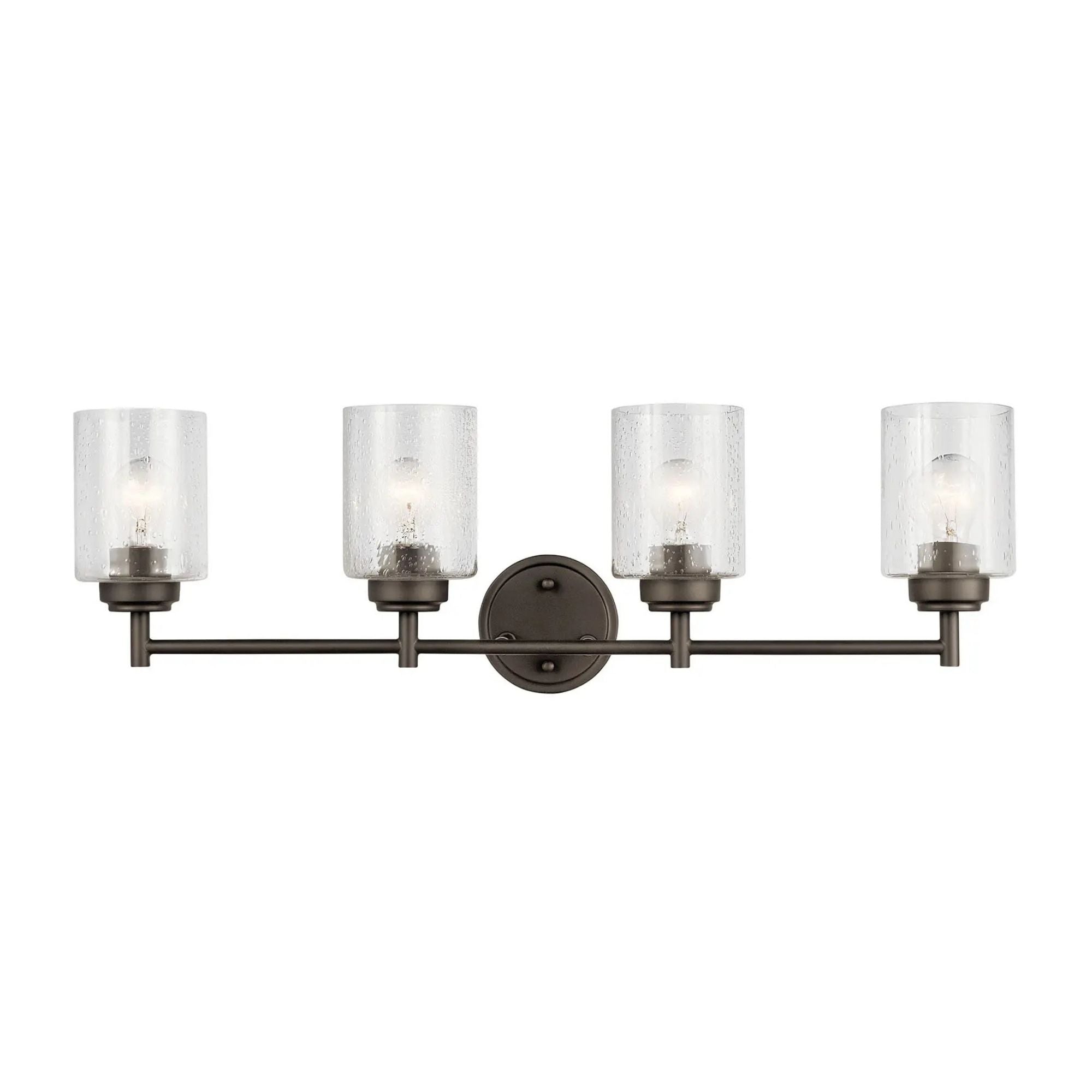 Winslow 30 in. 4-Light Bathroom Vanity Light, Olde Bronze
