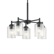 Kichler Winslow 19.75 in. 5-Light Chandelier, Black
