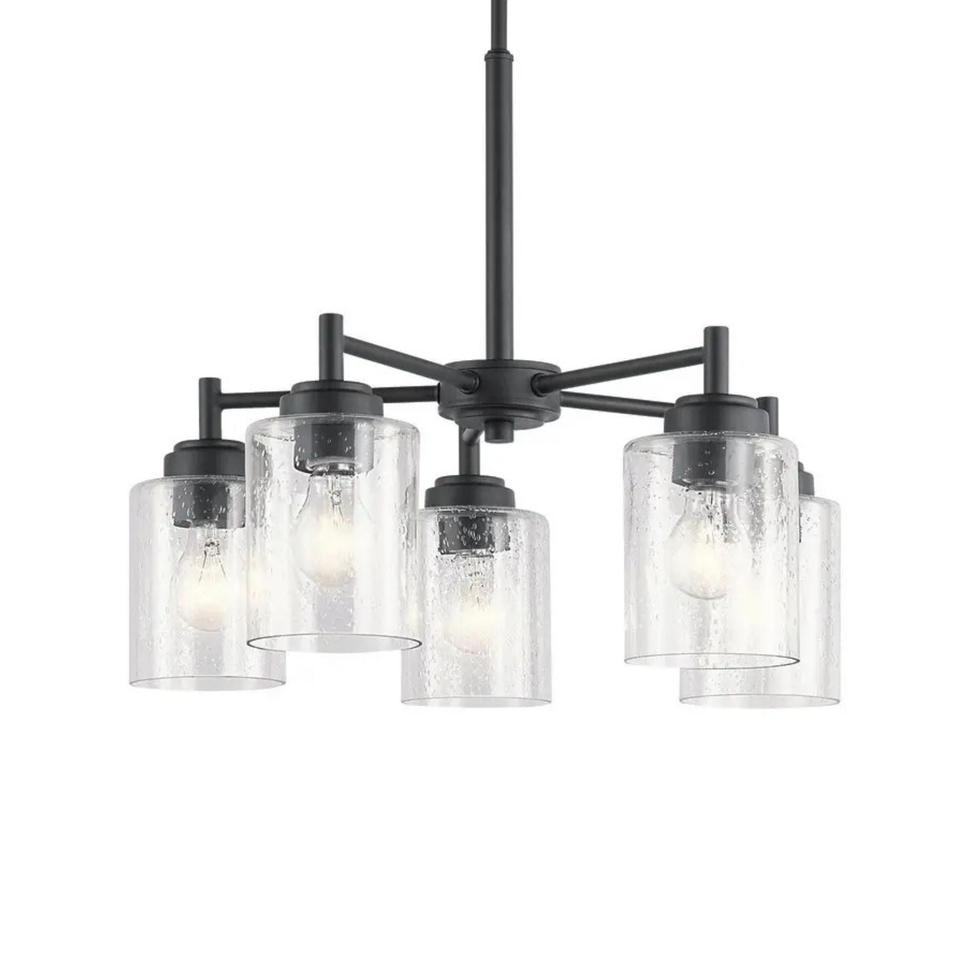 Kichler Winslow 19.75 in. 5-Light Chandelier, Black