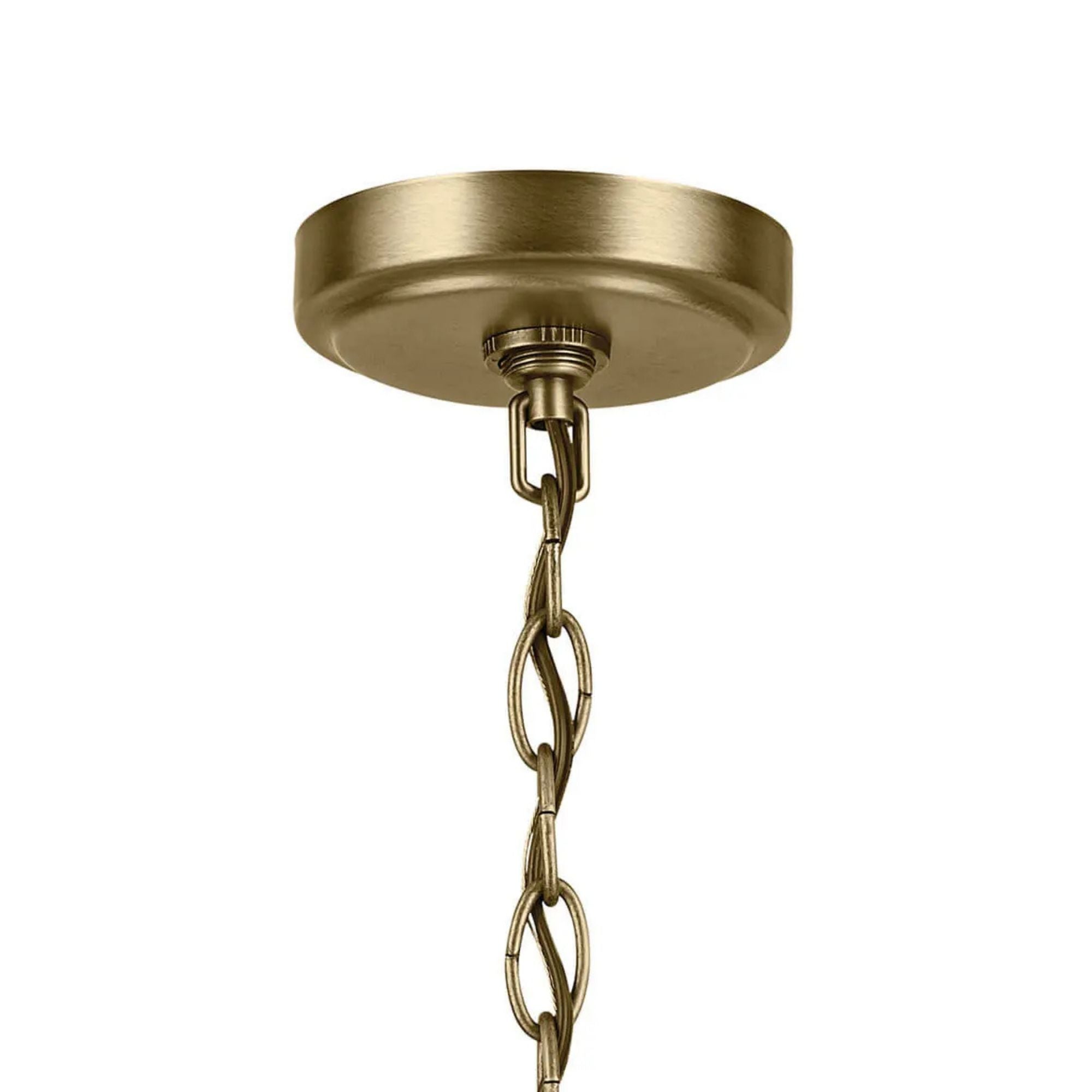 Kichler Winslow 19.75 in. 5-Light Chandelier, Natural Brass