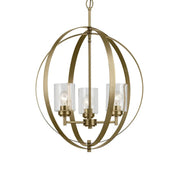Kichler Winslow 31 in. 3-Light Chandelier, Natural Brass