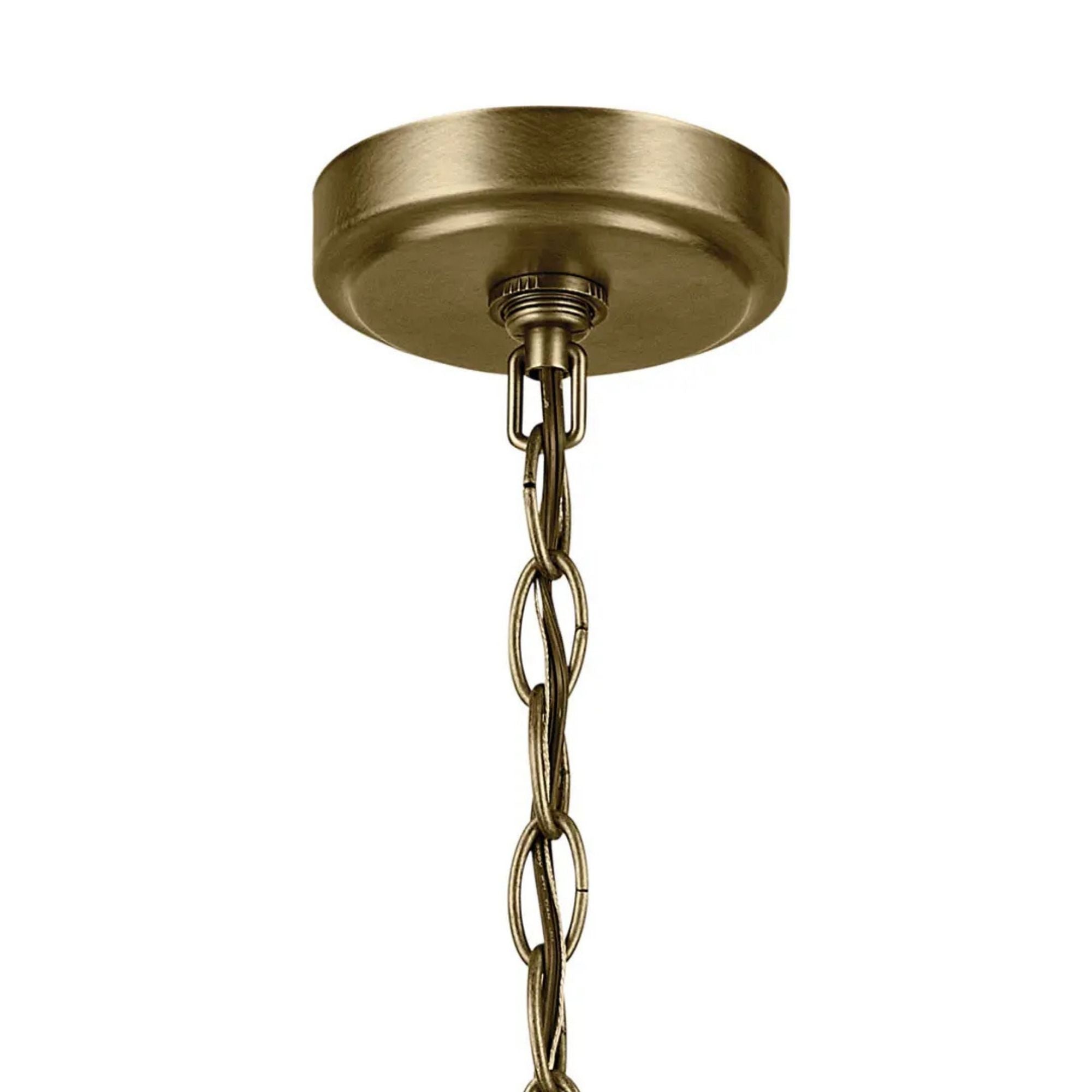 Kichler Winslow 31 in. 3-Light Chandelier, Natural Brass