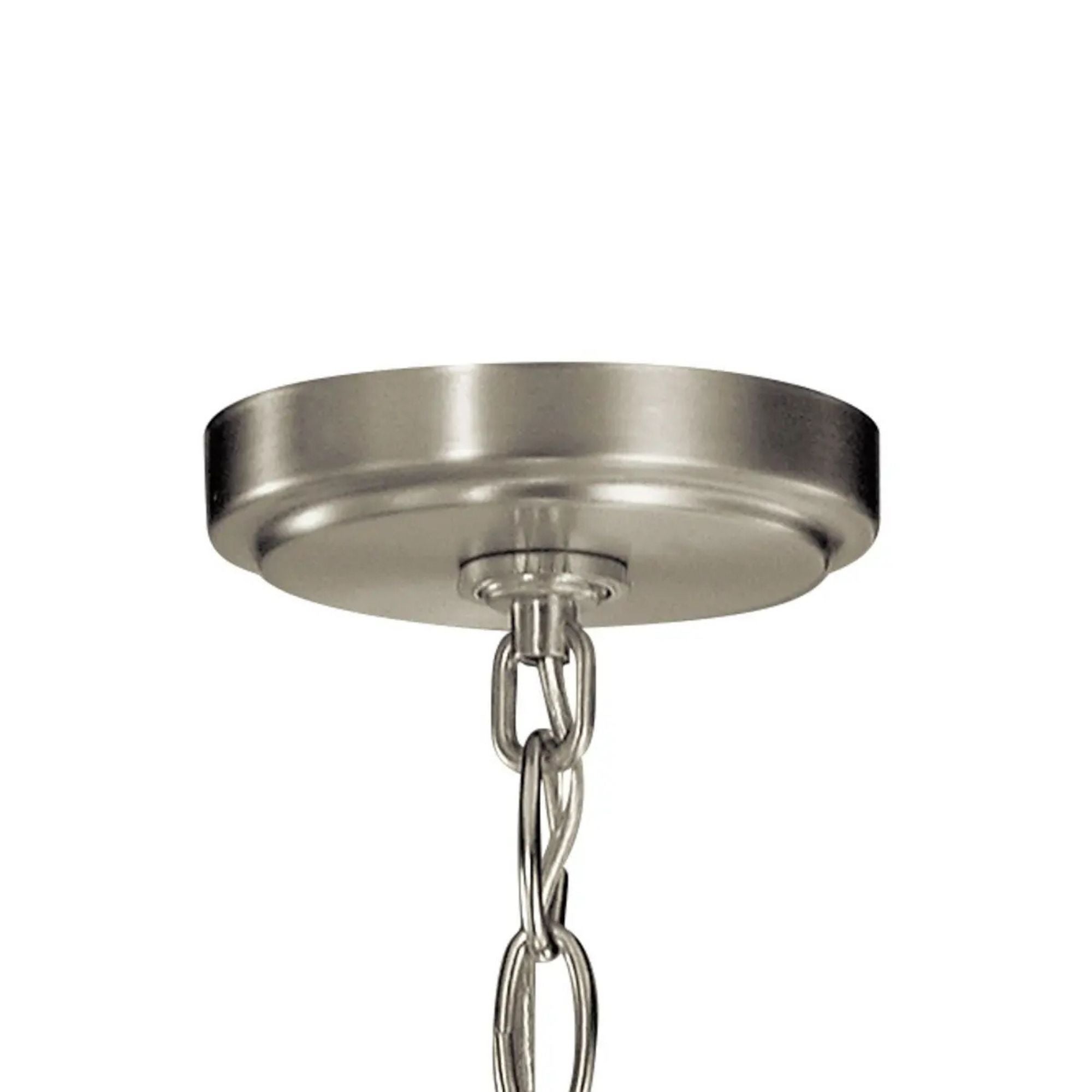 Kichler Winslow 31 in. 3-Light Chandelier, Brushed Nickel with Clear Glass