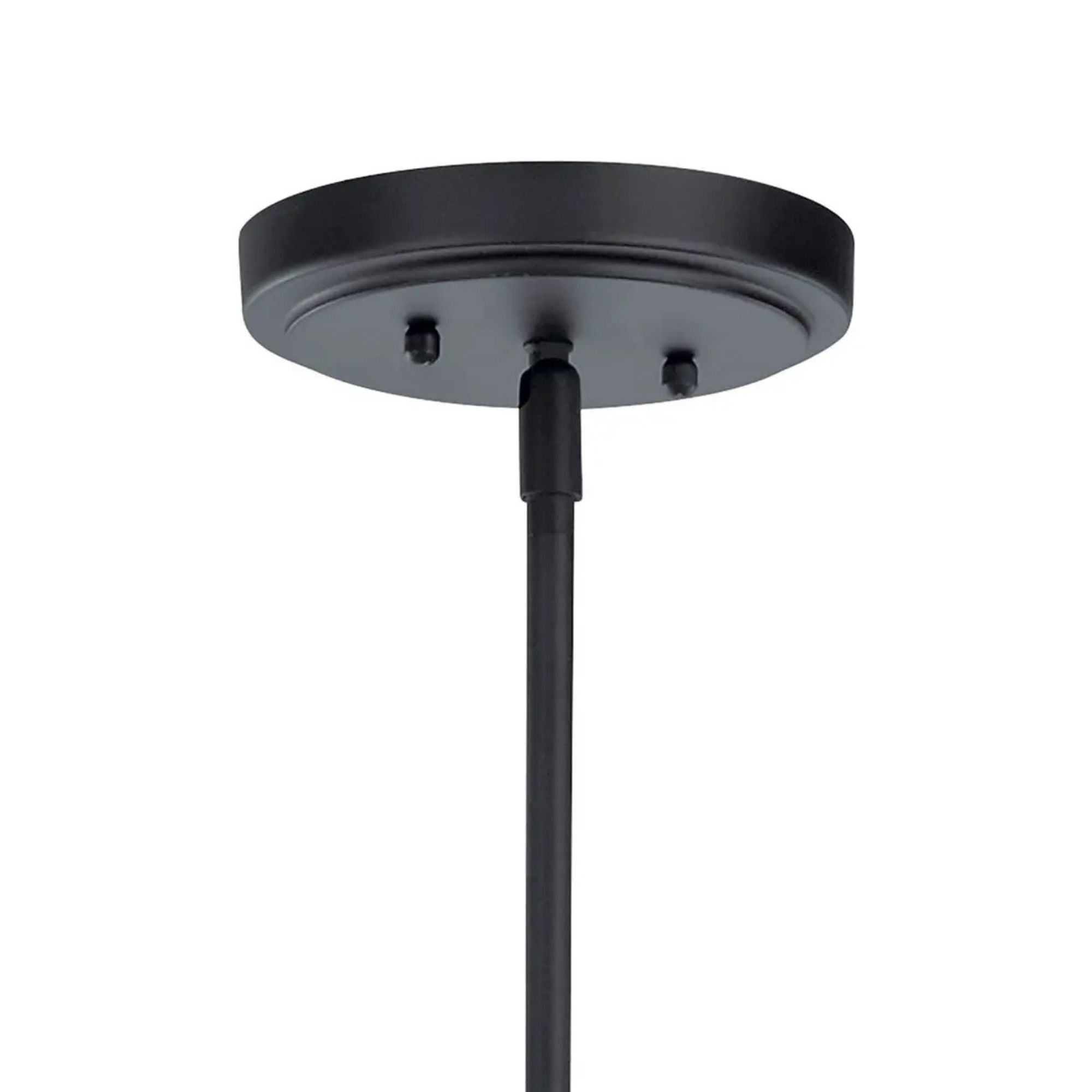 Kichler Winslow 19.9 in. 8-Light Chandelier, Black with Glass Shade