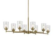 Kichler Winslow 20 in. 8-Light Chandelier, Natural Brass