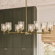 Kichler Winslow 20 in. 8-Light Chandelier, Natural Brass