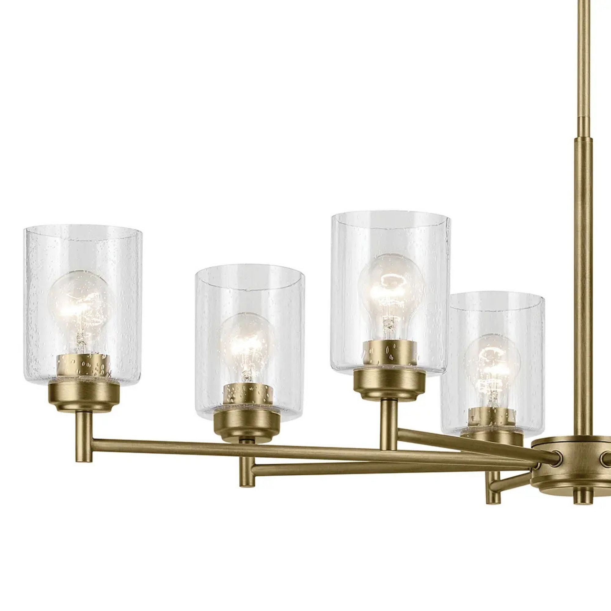 Kichler Winslow 20 in. 8-Light Chandelier, Natural Brass