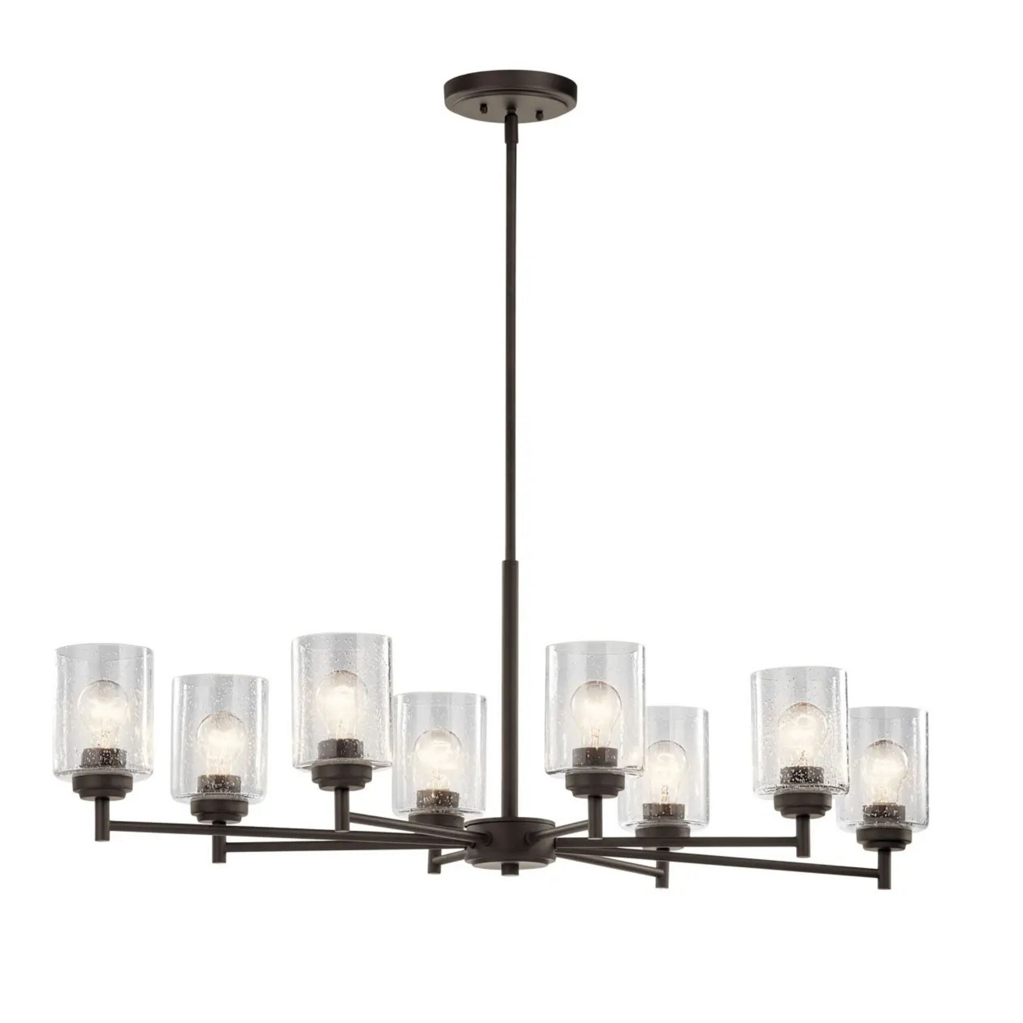 Kichler Winslow 19.9 in. 8-Light Chandelier, Olde Bronze
